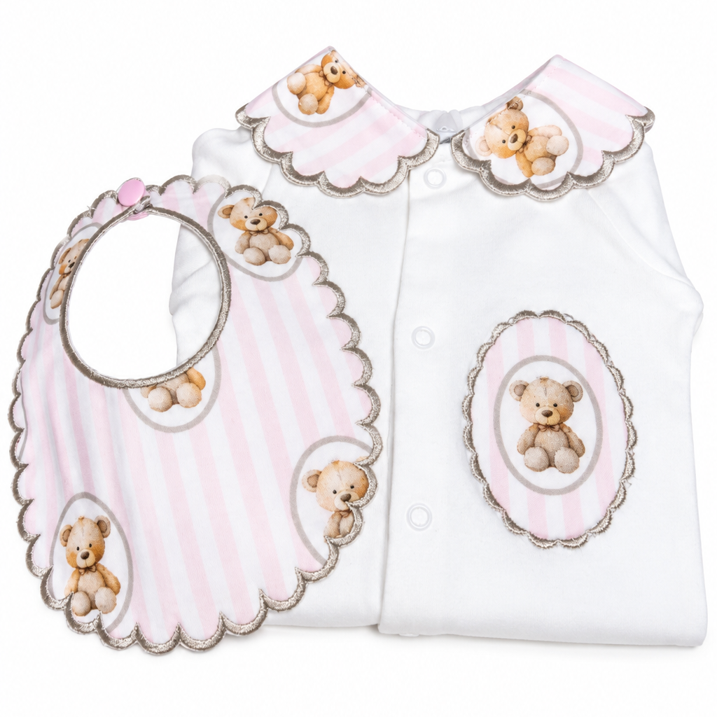 Fabric Embroidered Babygrows